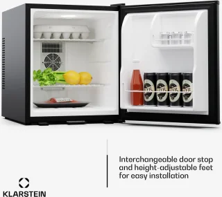 Klarstein Mini Koelkast 44L Wit met Glazen Deur