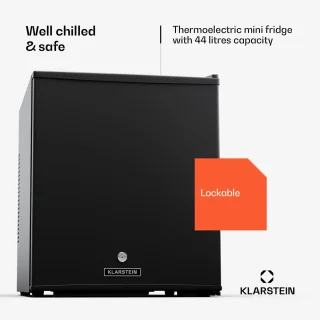 Klarstein Mini Koelkast 44L Wit met Glazen Deur