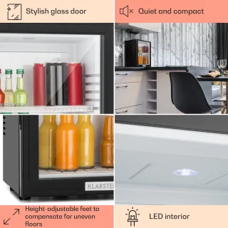 Klarstein MKS-12 Minibar Koelkast 24L Zwart