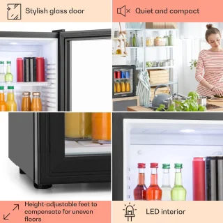 Klarstein MKS-13 Minibar koelkast 30L zwart