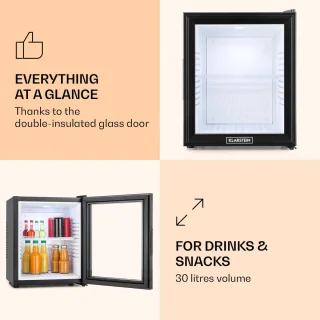 Klarstein MKS-13 Minibar koelkast 30L zwart