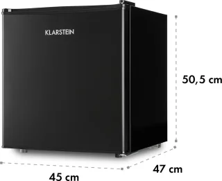 Klarstein Obsidian Koelkast 46L Zwart