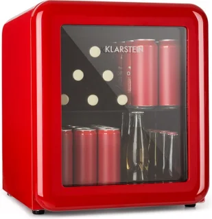 Klarstein Poplife Mini koelkast 48L Rood