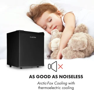 Klarstein Silent Cool Mini koelkast 30L zwart