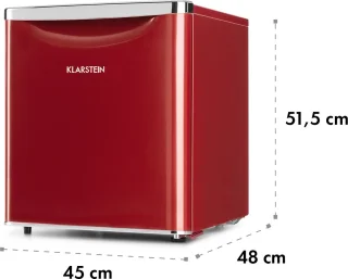 Klarstein Yummy Mini-Koelkast 45L Rood