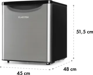 Klarstein Yummy Minikoelkast 45L Zilver