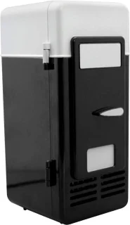 Kleine Koelkast - Mini Koeler Bureau - Drankjes Koelen - Stille Werking - 19.5 x 9.5 x 9.5 cm - Zwart