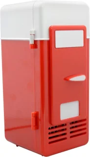 Kleine koelkast rood