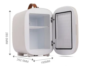 Knikker 4L Skincare Fridge Wit inclusief Ice Globe