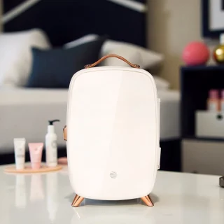 Knikker 6L Skincare Fridge Make-up Koelkast Wit