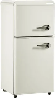 Koelkast dubbele deur 60 liter wit