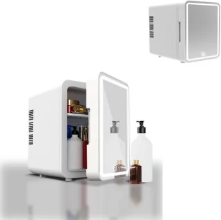 KZQ witte draagbare mini koelkast 4 liter thermo-elektrisch koelen en warm
