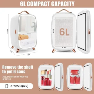 Lexium Mini Fridge kleine minibar koelkast