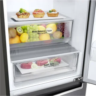 LG GBB61DSHMN Koelvriescombinatie RVS Vrijstaand