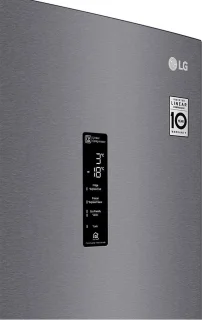 LG GBB61DSHMN Koelvriescombinatie RVS Vrijstaand