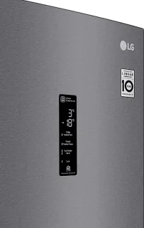 LG GBB61DSHMN Koelvriescombinatie RVS Vrijstaand