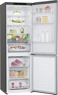 LG GBB61PZGFN Koel-vriescombinatie RVS