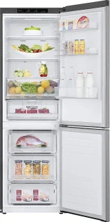 LG GBB61PZGFN Koel-vriescombinatie RVS
