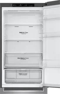 LG GBB61PZGFN Koel-vriescombinatie RVS