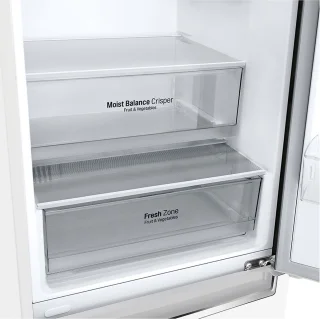 LG GBB61SWJMN koel-vriescombinatie 341L wit