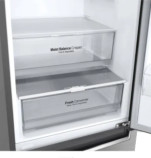 LG GBB62PZGGN koel-vriescombinatie 384L