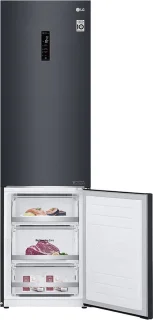 LG GBB72MCDMN koel-vriescombinatie zwart 384L