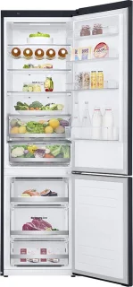 LG GBB72MCDMN koel-vriescombinatie zwart 384L