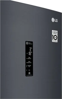 LG GBB72MCDMN koel-vriescombinatie zwart 384L