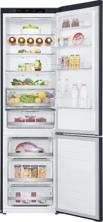 LG GBB72MCEFN Koel-vriescombinatie Zwart