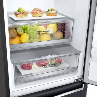 LG GBB72MCEFN Koel-vriescombinatie Zwart
