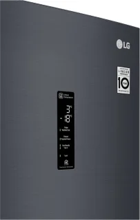 LG GBB72MCUFN Koel-vriescombinatie Mat Zwart