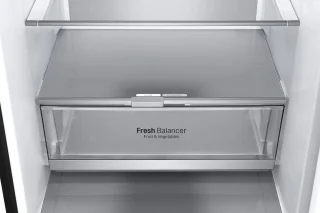 LG GBB72MCVGN koel-vriescombinatie zwart 384L