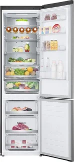LG GBB72PZUGN Koel-vriescombinatie 384L Roestvrijstaal