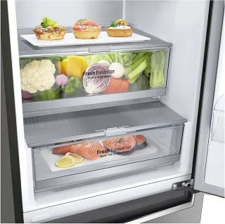 LG GBB72PZUGN Koel-vriescombinatie 384L Roestvrijstaal