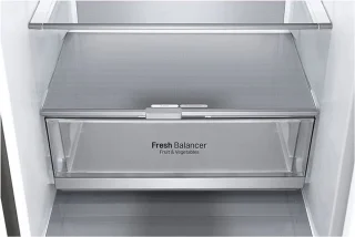 LG GBB72PZVCN1 koel-vriescombinatie 384L roestvrijstaal