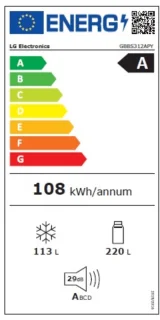 Wat vinden we goed aan de LG GBBS312APY Koel-vriescombinatie 465L