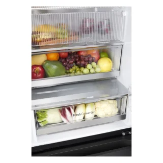 LG GBG7190CEV Vrijstaande Koelkast Zwart 349L
