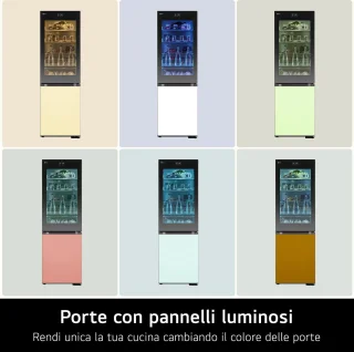 LG GBG719MDNN Vrijstaande Koelkast 352L D-label Meerkleurig