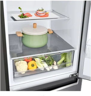 LG GBP31DSLZN Koel-Vriescombinatie Vrijstaand 341L Grafiet