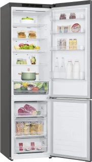 LG GBP62DSSGR koel-vriescombinatie vrijstaand 384L grafiet