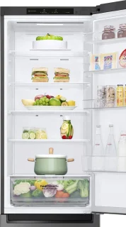 LG GBP62DSSGR koel-vriescombinatie vrijstaand 384L grafiet