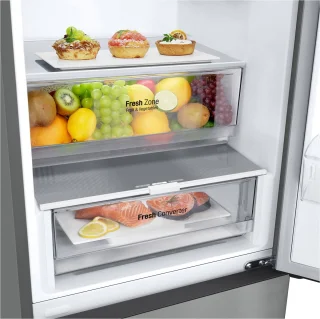 LG GBV22NCBPY Koelkast Vrijstaand Zilver 387L