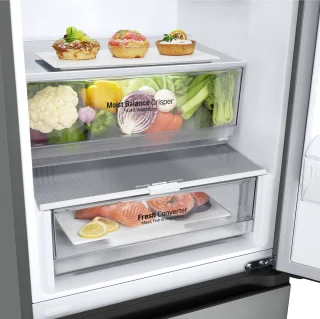 LG GBV3100CPY.APYQEUR koel-vriescombinatie 344L zilver