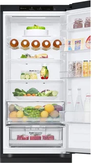 LG GBV5240DEP koel-vriescombinatie zwart 387L vrijstaand