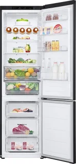 LG GBV5240DEP koel-vriescombinatie zwart 387L vrijstaand