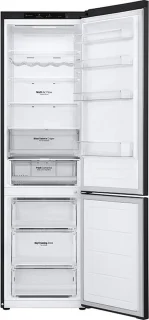 LG GBV5240DEP koel-vriescombinatie zwart 387L vrijstaand