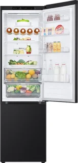 LG GBV5240DEP koel-vriescombinatie zwart 387L vrijstaand