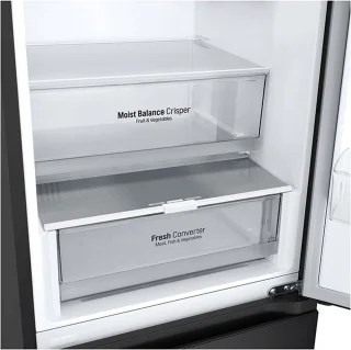 LG GBV5240DEP koel-vriescombinatie zwart 387L vrijstaand