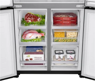 LG GMQ844MC5E Amerikaanse koelkast 530L Zwart