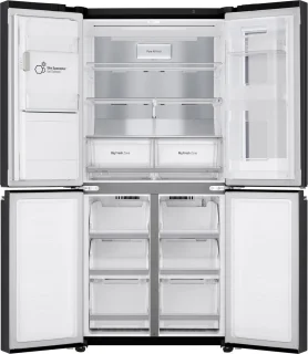 LG GMX844MC6F Amerikaanse koelkast 508L Zwart